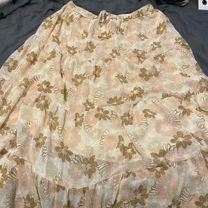 Aerie floral skirt!